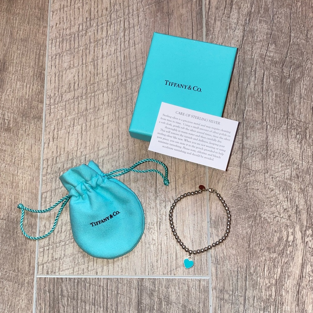 Tiffany and Co Sterling Silver Heart Bracelet